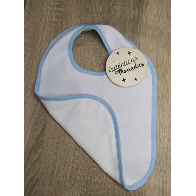 Babero sublimable personalizable – Rizo suave | Crea tu propio diseño