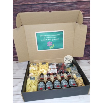 Caja Regalo para Profesores Personalizada con Snacks y Dulces | Detalle Fin de Curso