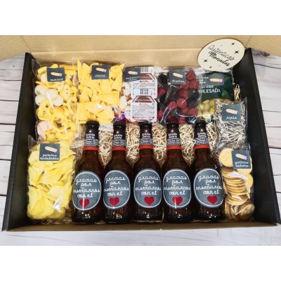 Caja Regalo para Profesores Personalizada con Snacks y Dulces | Detalle Fin de Curso