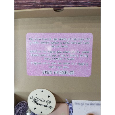 Caja Regalo para Mujer “Kit para Sentirte Bien” – Regalo Positivo y Motivador con Mensajes Personalizados