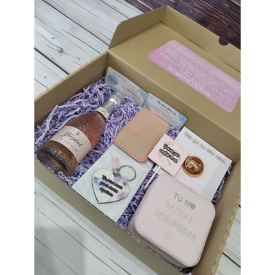 Caja Regalo para Mujer “Kit para Sentirte Bien” – Regalo Positivo y Motivador con Mensajes Personalizados
