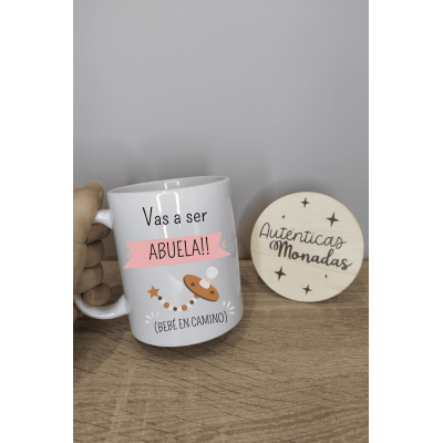 Taza Personalizada “Vas a Ser Abuelo / Abuela” – Regalo Sorpresa Especial