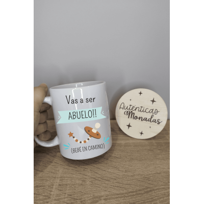 Taza Personalizada “Vas a Ser Abuelo / Abuela” – Regalo Sorpresa Especial