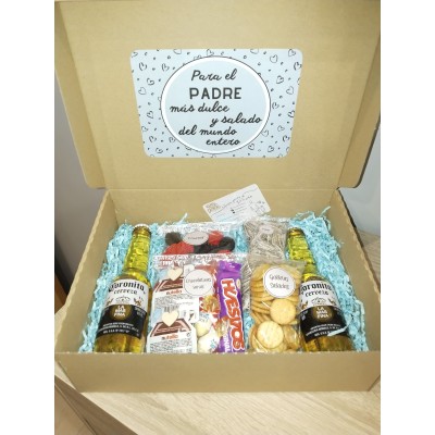 Caja Regalo “Kit de Supervivencia” Dulce y Salado | Regalo Original Personalizado