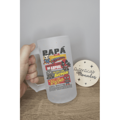 Jarra “Papá Superhéroe” | Regalo Original Día del Padre