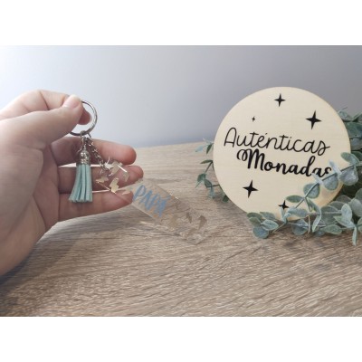 Llaveros acrílicos personalizados para eventos – Varias formas a elegir con tarjeta y bolsa incluida