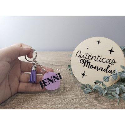 Llaveros acrílicos personalizados para eventos – Varias formas a elegir con tarjeta y bolsa incluida