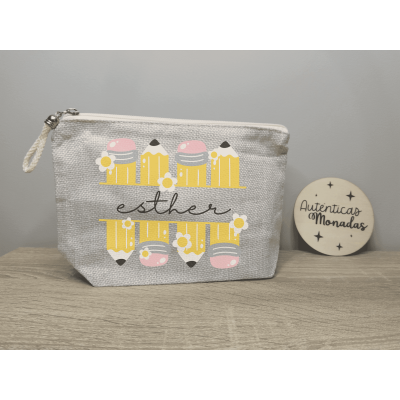 Pack Vuelta al Cole Lápices – Bolso Tote, Neceser y Botella 700ml