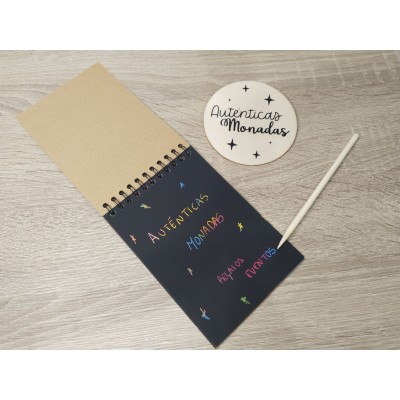 Libreta Scrapy para rascar y descubrir colores – Detalle infantil para cumpleaños