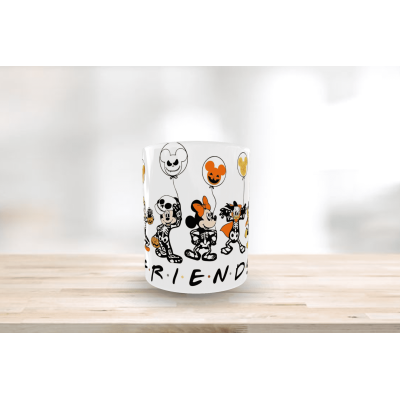 Taza Halloween Mickey y sus Amigos 325ml – Taza Cerámica Personalizada