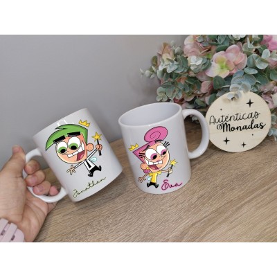 Pack de Tazas Personalizadas “Padrino y Madrina” – Regalo Original para Boda