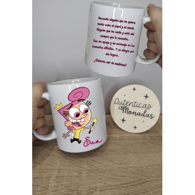 Taza Personalizada “¿Quieres ser mi Padrino/Madrina?” – Regalo Original para Bautizo