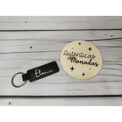 Pack Personalizado “No te hacen falta joyas para ser hermosa” – Joyero, Espejo y Llavero Negro