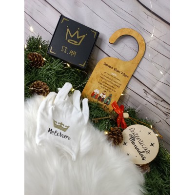 Llave mágica y cuelga puertas personalizados Reyes Magos