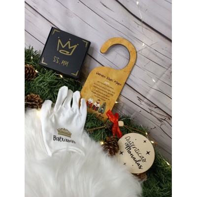 Llave mágica y cuelga puertas personalizados Reyes Magos