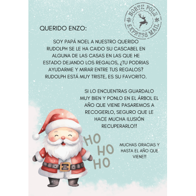 Cartas personalizadas de Papá Noel para los niños