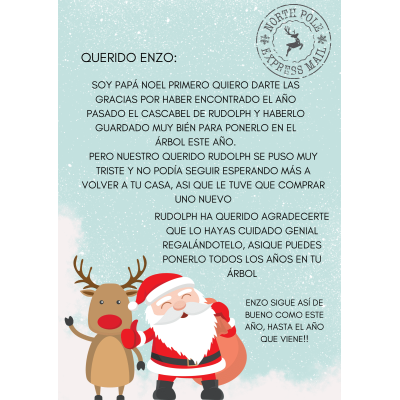 Cartas personalizadas de Papá Noel para los niños