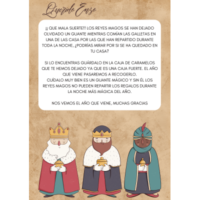 Cartas personalizadas para los Reyes Magos y los niños