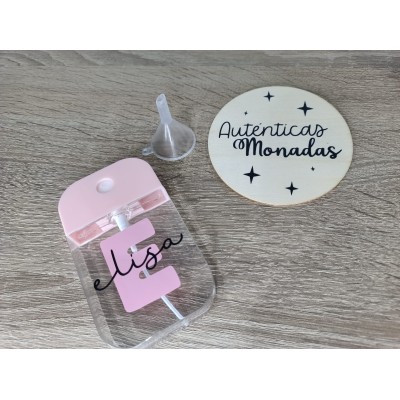 Pack Regalo Personalizado para Mujer – Set Rosa con Joyero, Botella y Accesorios