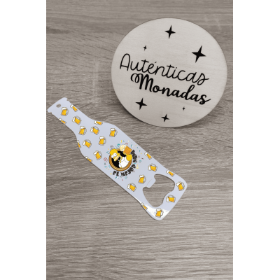 Abridor Metálico Homer Simpson | Regalo Divertido para Hombres