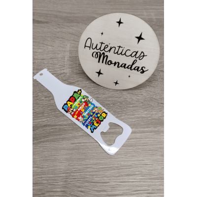 Abridor Metálico Mario Bros | Regalo Original para Gamers