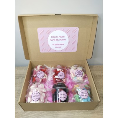 Caja Regalo “6 Razones para Darte las Gracias, Mamá” | Dulce y Original