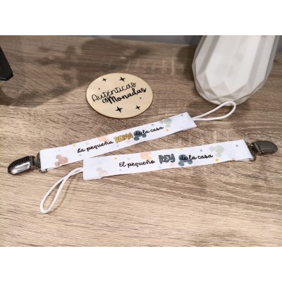 Chupetero Personalizado “Rey o Reina de la Casa” – Diseño Sublimable