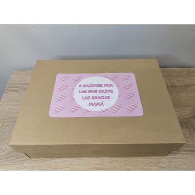 Caja Regalo “6 Razones para Darte las Gracias, Mamá” | Dulce y Original