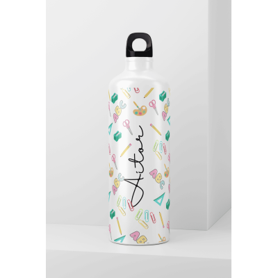 Bidón de aluminio 800 ml personalizado por profesión – Regalo único con tu nombre