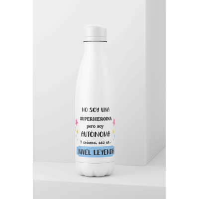 Botella de Acero Inoxidable 700ml para Autónomas – Personalizada con Nombre