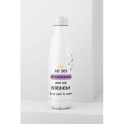Botella de Acero Inoxidable 700ml para Autónomas – Personalizada con Nombre