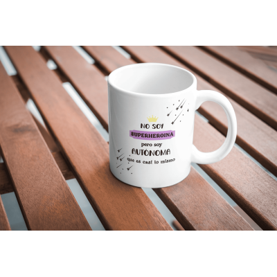 Taza para Autónomas Personalizada – Frases Graciosas y Motivadoras
