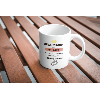 Taza para Autónomas Personalizada – Frases Graciosas y Motivadoras