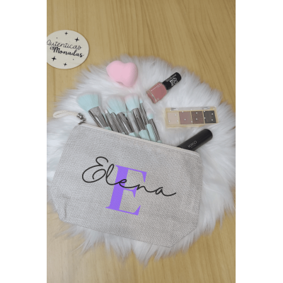 Neceser Personalizado para Eventos con Inicial y Nombre  Bodas, Bautizos y Comuniones