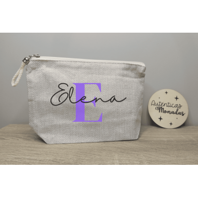 Neceser Personalizado para Eventos con Inicial y Nombre  Bodas, Bautizos y Comuniones