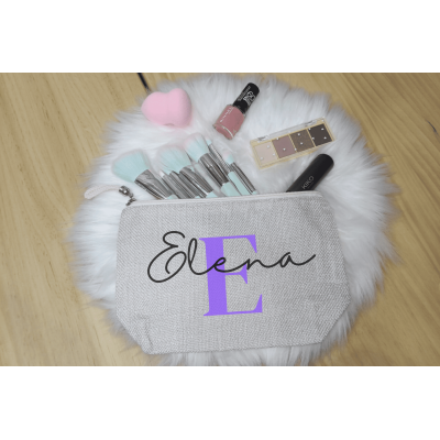 Neceser Personalizado para Eventos con Inicial y Nombre  Bodas, Bautizos y Comuniones