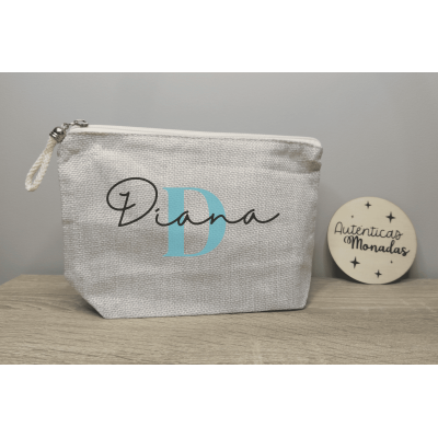 Neceser Personalizado para Eventos con Inicial y Nombre  Bodas, Bautizos y Comuniones