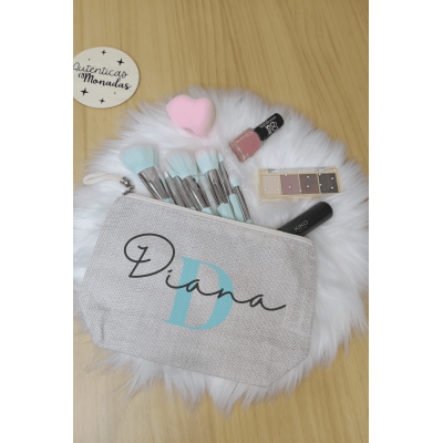 Neceser Personalizado para Eventos con Inicial y Nombre  Bodas, Bautizos y Comuniones
