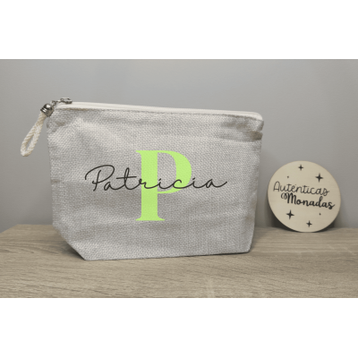 Neceser Personalizado para Eventos con Inicial y Nombre  Bodas, Bautizos y Comuniones