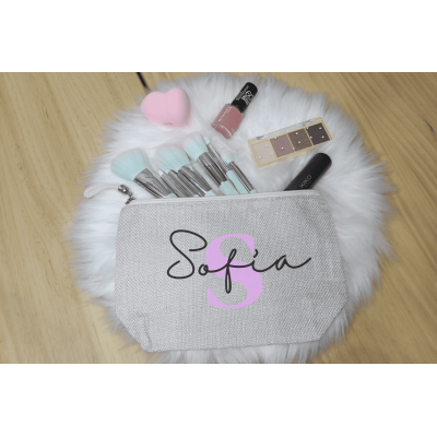 Neceser Personalizado para Eventos con Inicial y Nombre  Bodas, Bautizos y Comuniones