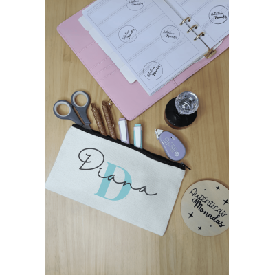 Estuche Personalizado para Eventos con Inicial y Nombre  Bodas, Bautizos y Comuniones