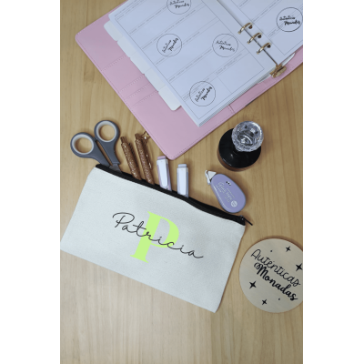 Estuche Personalizado para Eventos con Inicial y Nombre  Bodas, Bautizos y Comuniones