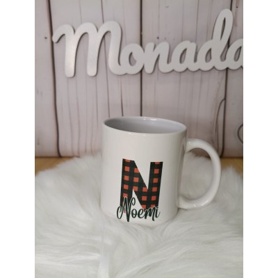Taza Navideña Personalizada Diseño Grinch con Nombre  Regalo Original de Navidad