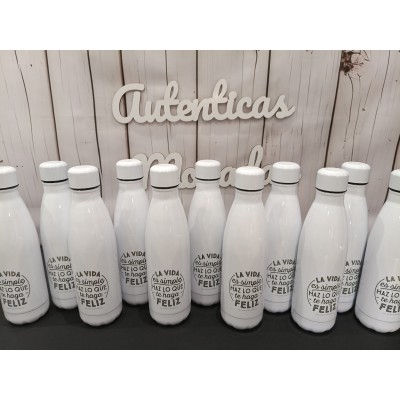 Bidón de acero inoxidable personalizado 700 ml | Regalo corporativo
