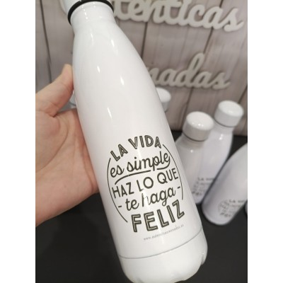 Bidón de acero inoxidable personalizado 700 ml | Regalo corporativo