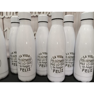 Bidón de acero inoxidable personalizado 700 ml | Regalo corporativo