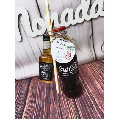 Pack mini licor y refresco personalizado | Detalle original para eventos