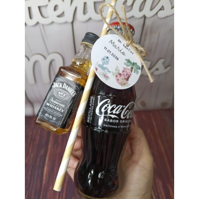 Pack mini licor y refresco personalizado | Detalle original para eventos