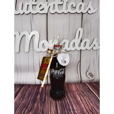 Pack mini licor y refresco personalizado | Detalle original para eventos