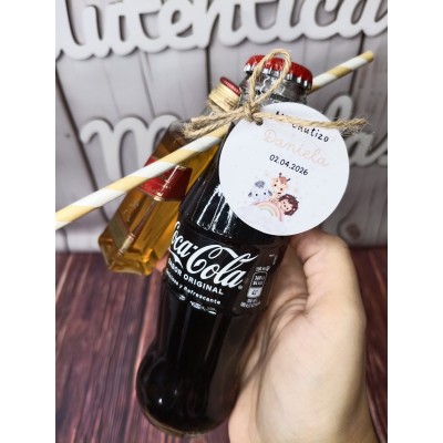 Pack mini licor y refresco personalizado | Detalle original para eventos